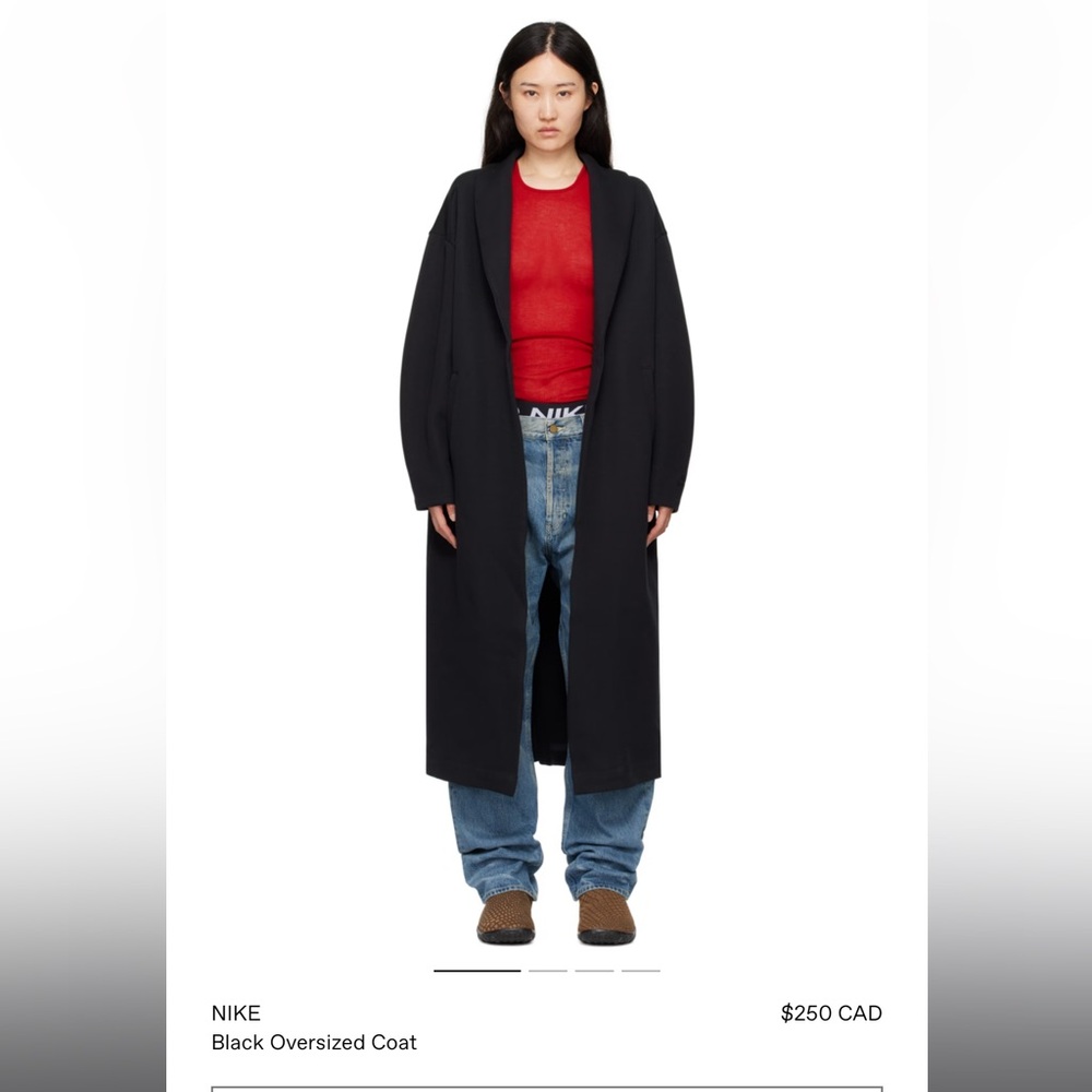 Nike Shawl Overcoat sweater
